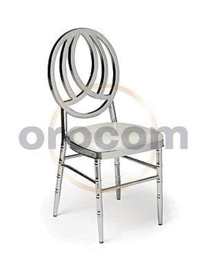 Chaise Accolade - Transparent - Assise Grise