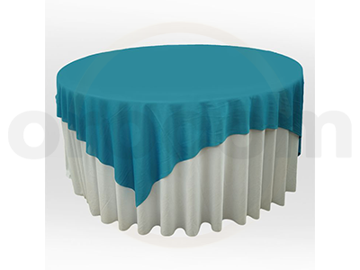 Deux nappes de table - Bleu ciel & Blanc