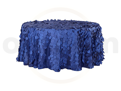 Nappe de table ronde - Bleu