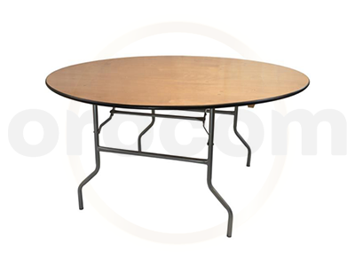 Table ronde en bois